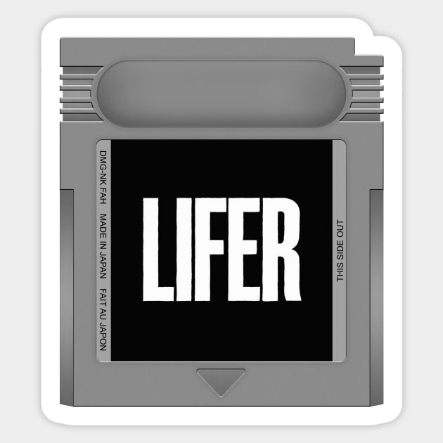 Lifer Game Cartridge Sticker by PopCarts